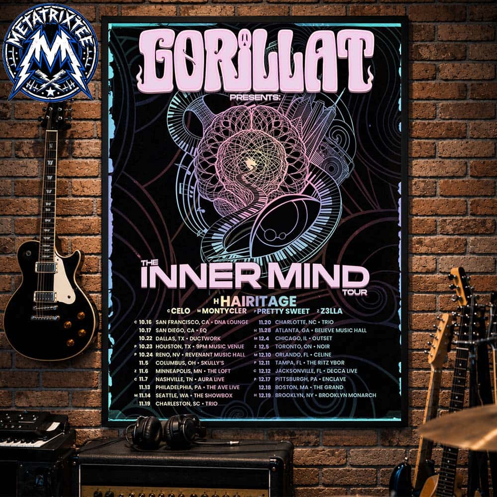 GorillaT The Inner Mind 2026 Tour Schedule From October 16 In San Francisco To December 19 In Brooklyn Premium Poster Canvas GorillaT The Inner Mind 2026 Tour Schedule From October 16 In San Francisco To December 19 In Brooklyn Premium Poster Canvas