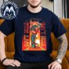 Primus Band Poster For Live Concert On August 6 2026 At Letnia Scena Progresji In Warsaw Poland Black T-Shirt