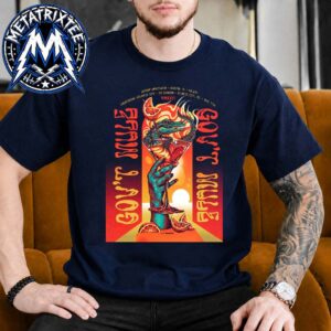 Govt Mule 2026 Poster Show At Artpark Amphitheater In Lewiston NY On August 6 And Tropicana Showroom In Atlantic City NJ On August 7 Unisex T-Shirt