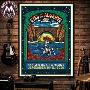 Grateful Dead Eyes of the Algarve Poster For Grateful Nights And Friends On September 10 To 12 2026 In Lagos Portugal High-Quality Poster Canvas
