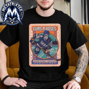 Guns N Roses World Tour 2026 Poster Live Show At Rogers Stadium In Toronto Ontario Canada On August 5 Premium T-Shirt