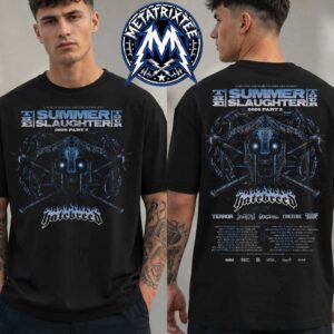 Hatebreed The Summer Slaughter Tour 2026 Part 2 Tour Schedule Start From August 20 In Albuquerque To September 13 In Norwalk Two Sided Print T-Shirt