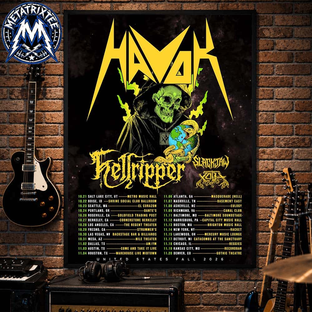 Havok United States Fall 2026 Tour Schedule From October 21 2026 In Salt Lake City UT To November 20 In Denver CO Premium Poster Canvas Havok United States Fall 2026 Tour Schedule From October 21 2026 In Salt Lake City UT To November 20 In Denver CO Premium Poster Canvas