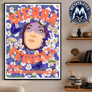 Heavy Petal Tour Dillon Sierra Ferrell  Night Show Poster On August 11 2026 At The Dillon Amphitheater In Colorado Durable Poster Canvas