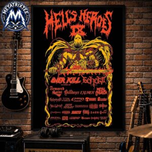 Hells Heroes IX Festival 2027 Lineup Start On March 18-20 At The White Oak Music Hall In Houston Texas Professional Poster Canvas