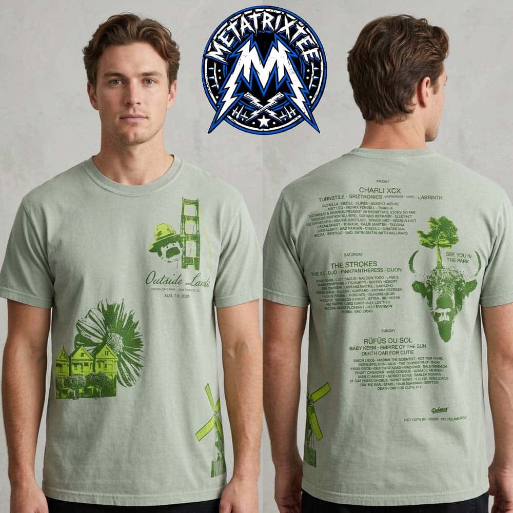 Icon Merch Tee For The Outside Lands Music And Arts Festival From August 7–9 2026 At Golden Gate Park In California San Francisco Unisex T-Shirt Icon Merch Tee For The Outside Lands Music And Arts Festival From August 7–9 2026 At Golden Gate Park In California San Francisco Unisex T-Shirt