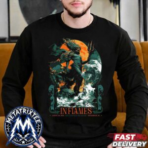 In Flames Main Poster For Goteborg Brinner At Frihamnen In Gothenburg Sweden On August 22 2026 Black Longsleeve T-Shirt