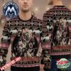 Iron Maiden Band Eddie White Hair Red Devil Satan Trident Crimson Flame Pattern 2026 Knitted Ugly Christmas Sweater Iron Maiden Band Eddie White Hair Red Devil Satan Trident Crimson Flame Pattern 2026 Knitted Ugly Christmas Sweater