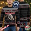 Iron Maiden Cyber Eddie Carrying Red Present Bag Royal Blue Base Snowflake Target Crosshair Trim 2026 Knitted Ugly Christmas Sweater Iron Maiden Cyber Eddie Carrying Red Present Bag Royal Blue Base Snowflake Target Crosshair Trim 2026 Knitted Ugly Christmas Sweater