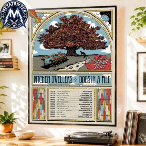 Kitchen Dwellers And Dogs In A Pile Fall Tour Schedule From November 14 In Minneapolis MN To October 29 2026 In Buffalo NY Premium Poster Canvas