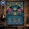 Live Concert Poster For Black Sabbath The End Tour On August 19 2016 At BB T Pavilion In Camden New Jersey High-Quality Poster Canvas