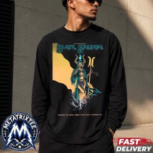 Live Concert Poster For Black Sabbath The End Tour On August 19 2016 At BB T Pavilion In Camden New Jersey Longsleeve T-Shirt