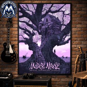 Live Concert Poster For Modest Mouse On August 20th 2026 At Tree House Brewing Company In South Deerfield MA Premium Poster Canvas