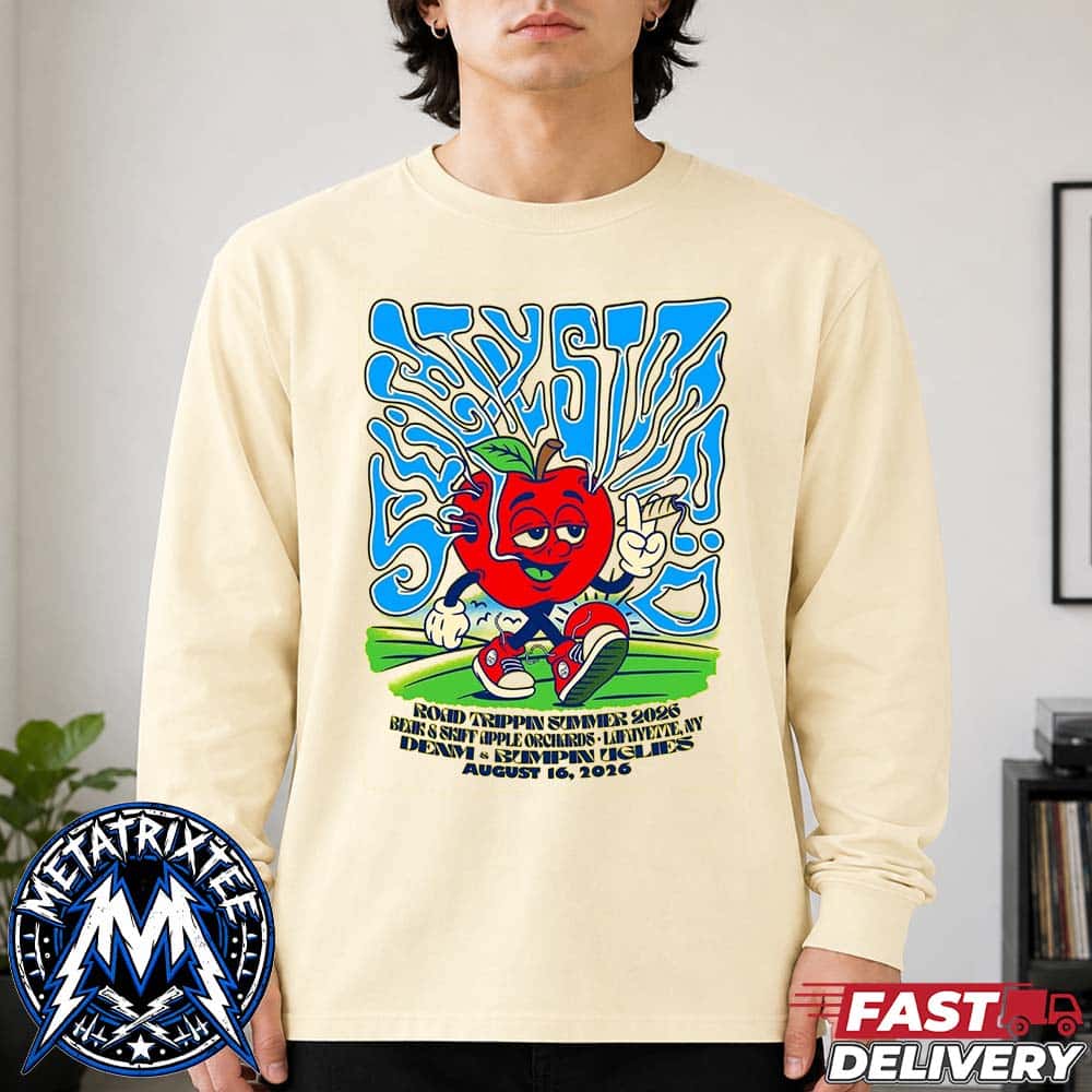 Live Concert Poster For Slightly Stoopid Road Trippin Summer Tour 2026 In Lafayette New York At Beak And Skiff Apple Orchards On August 16 2026 Longsleeve T-Shirt Live Concert Poster For Slightly Stoopid Road Trippin Summer Tour 2026 In Lafayette New York At Beak And Skiff Apple Orchards On August 16 2026 Longsleeve T-Shirt