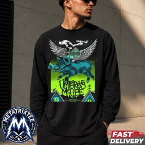 Live Concert Poster For Umphreys McGee Summer Tour 2026 On Aug 20 In Iowa City Aug 21 In Des Moines And Aug 22 In Yuba Longsleeve T-Shirt