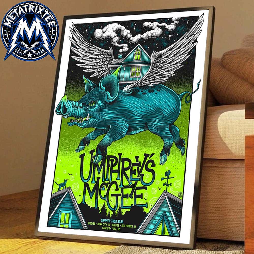 Live Concert Poster For Umphreys McGee Summer Tour 2026 On Aug 20 In Iowa City Aug 21 In Des Moines And Aug 22 In Yuba Premium Poster Canvas Live Concert Poster For Umphreys McGee Summer Tour 2026 On Aug 20 In Iowa City Aug 21 In Des Moines And Aug 22 In Yuba Premium Poster Canvas