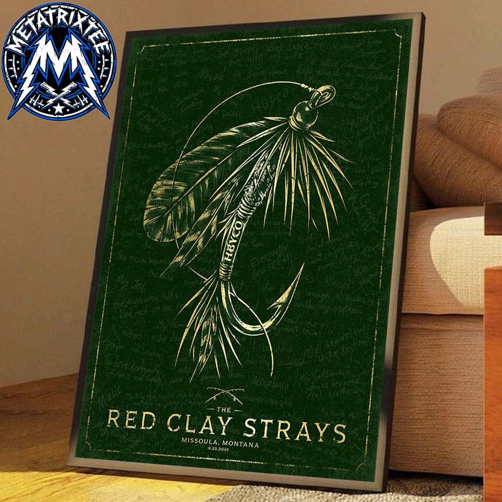 Live Music Tour Print For The Red Clay Strays On August 22 2026 At The Adams Center In Missoula Montana High-Quality Poster Canvas Live Music Tour Print For The Red Clay Strays On August 22 2026 At The Adams Center In Missoula Montana High-Quality Poster Canvas