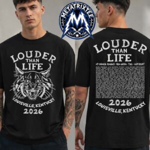 Louder Than Life 2026 Bobcat Event Tee In September 17–20 At Kentucky Exposition Center In Louisville Kentucky Short Black T-Shirt