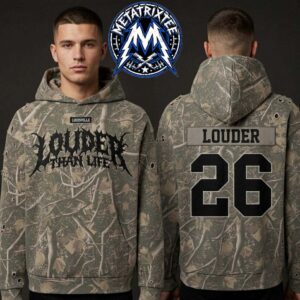 Louder Than Life 2026 Death Metal Camo Hoodie In September 17–20 At Highland Festival Grounds In Louisville Kentucky Hoodie T-Shirt