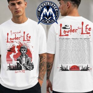 Louder Than Life 2026 Smoke Break Event Tee At Highland Festival Grounds At Kentucky Exposition Center In Louisville Kentucky On September 17–20 White Short T-Shirt