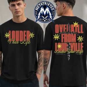 Louder Than Life 2026 Stars And Sword Merch Tee At Highland Festival Grounds In Louisville Kentucky On September 17–20 Black T-Shirt