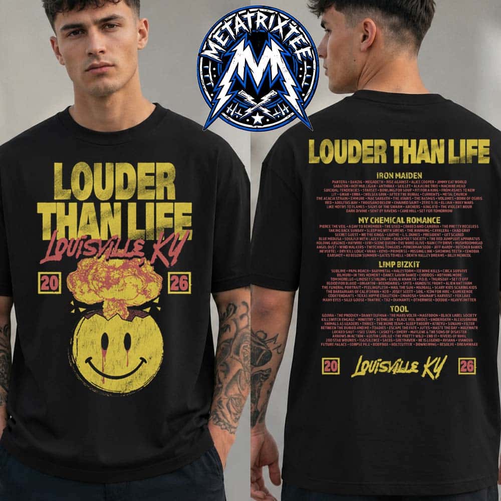 Louisville 2026 Killer Smile Merch Tee For Louder Than Life At Kentucky Exposition Center In Kentucky On September 17–20 Short T-Shirt Louisville 2026 Killer Smile Merch Tee For Louder Than Life At Kentucky Exposition Center In Kentucky On September 17–20 Short T-Shirt