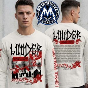 Louisville 2026 Louder Than Life Deadly Roses Long Sleeve Merch Tee At Kentucky Exposition Center In Kentucky On September 17–20 T-Shirt