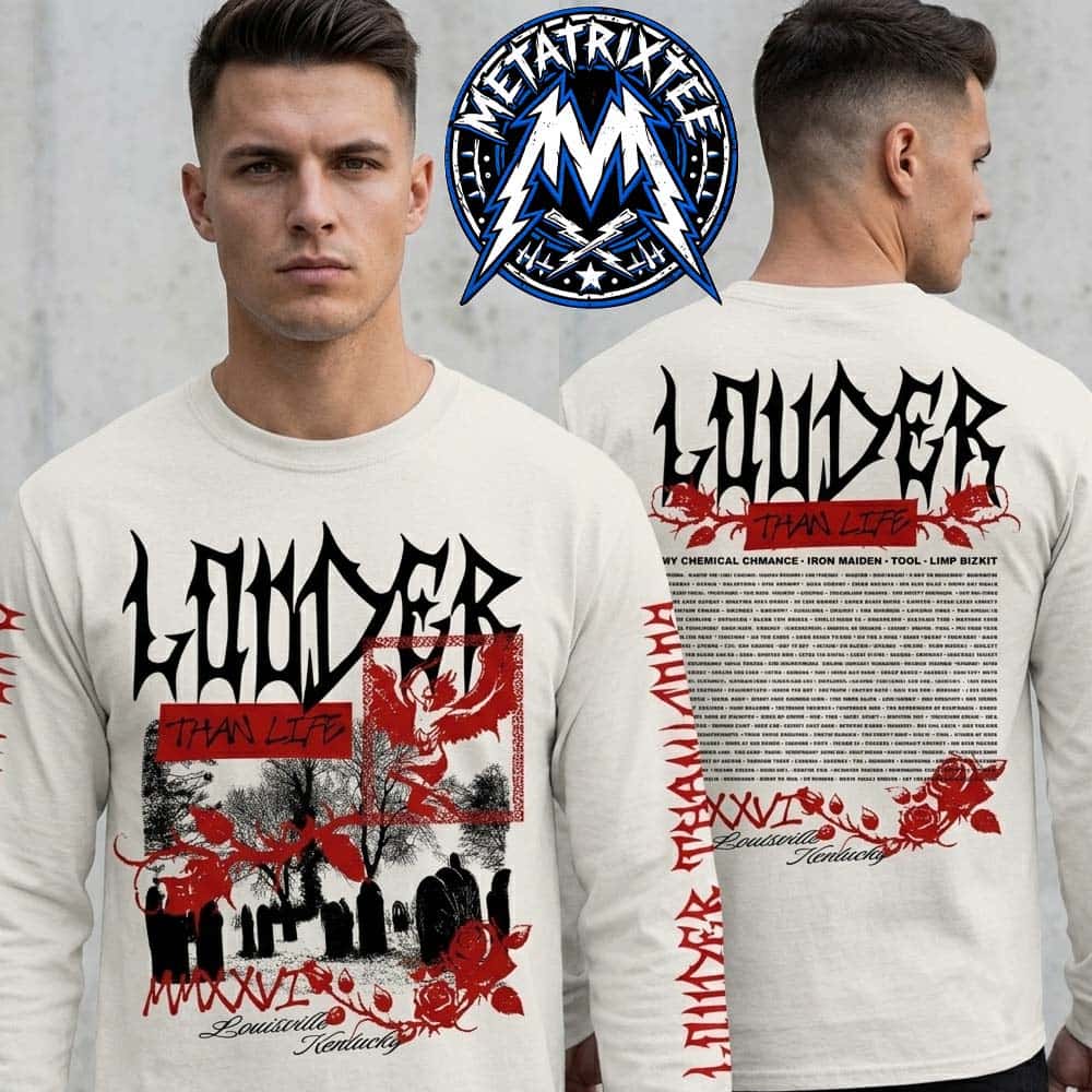 Louisville 2026 Louder Than Life Deadly Roses Long Sleeve Merch Tee At Kentucky Exposition Center In Kentucky On September 17–20 T-Shirt Louisville 2026 Louder Than Life Deadly Roses Long Sleeve Merch Tee At Kentucky Exposition Center In Kentucky On September 17–20 T-Shirt