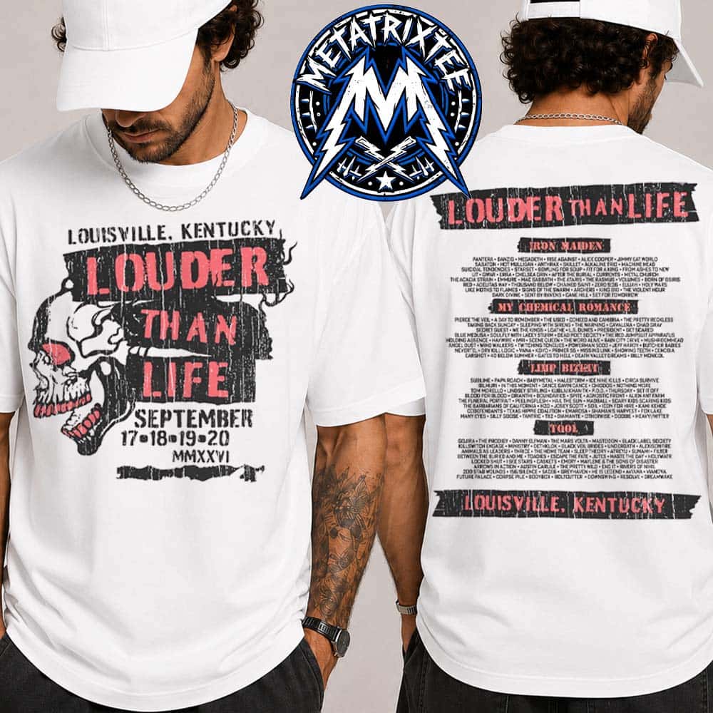 Louisville 2026 Louder Than Life Lound Mouth White Merch Tee At Kentucky Exposition Center In Kentucky On September 17–20 Unisex T-Shirt Louisville 2026 Louder Than Life Lound Mouth White Merch Tee At Kentucky Exposition Center In Kentucky On September 17–20 Unisex T-Shirt
