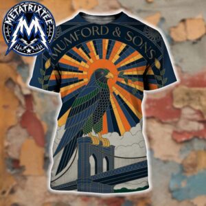 Mumford And Sons New York City Night 1 Show Poster On August 11 2026 At Madison Square Garden In New York All Over Print Shirt