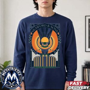 Mumford And Sons Poster Show For Night 2 Show Poster On August 11 2026 At Madison Square Garden In New York City NY Longsleeve T-Shirt