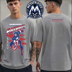 New England Patriots NFL X Disney Captain America 2026 Vintage T-Shirt