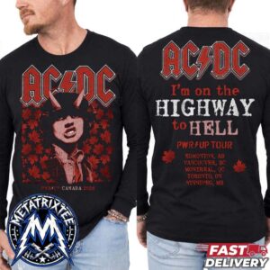 North America PWR UP Tour 2026 Angus H2H Canada Latest Noise Merch Tee Longsleeve T-Shirt