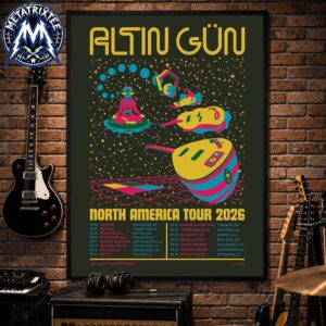 North America Tour 2026 Altin Gun Live Tour Schedule From Sep 06 In Vancouver To Sep 26 In Pittsburgh Professional Poster Canvas