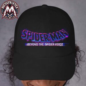 Official Logo Film For Spider Man Beyond the Spider Verse Releasing In Theaters June 18 2027 Hat Cap