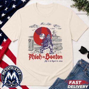 Phish Boston Summer Tour 2026 Merch Tee For Two-Night Concert At Fenway Park In MA On July 31 and August 1 2026 Unisex T-Shirt