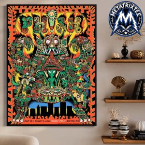 Phish Poster Concert For Two-Night Summer Tour At Fenway Park In Boston Massachusetts On July 31 And August 1 2026 Poster Canvas