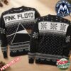 Pink Floyd Band Members Portraits Black Knit Sweater With Reindeer And Snowflake Pattern 2026 Knitted Ugly Christmas Sweater