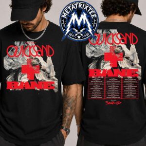 Quicksand And Bane North American Summer Tour 2026 Event Tee Launched On August 3 In Norfolk Virginia And Through September 3 In Boston Massachusetts Two Sided Print T-Shirt