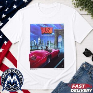 Rush New York 2026 Poster For Four-Night  Fifty Something Tour At Madison Square Garden In New York City On July 28 30 and August 1 3 Unisex T-Shirt
