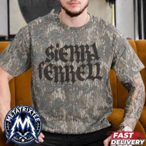 Sierra Ferrell Camo Medieval Logo Merch Tee At Red Rocks Amphitheatre In Morrison Colorado On August 12 2026 T-Shirt