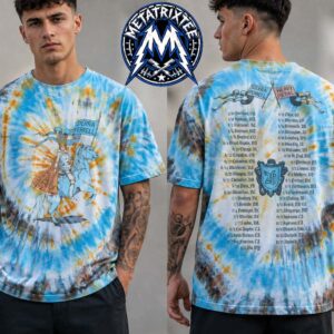 Sierra Ferrell Ivory Knight Tie Dye Tour Tee For Red Rocks Amphitheatre In Morrison Colorado On August 12 2026 T-Shirt