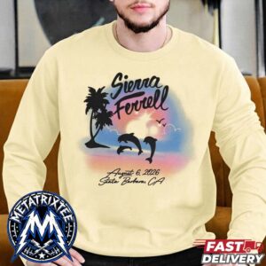 Sierra Ferrell Merch Tee For Heavy Petal Tour At The Santa Barbara Bowl In Santa Barbara California On August 6 2026 Unisex Longsleeve T-Shirt