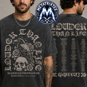 Sitting Crow Washed Tee For Louder Than Life 2026 In September 17–20 At Highland Festival Grounds In Louisville Kentucky Unisex T-Shirt