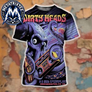 So Glad You Made It Tour Indianapolis 2026 Dirty Heads Poster At The Everwise Amphitheater At White River State Park In Indiana On August 2 All Over Print Shirt