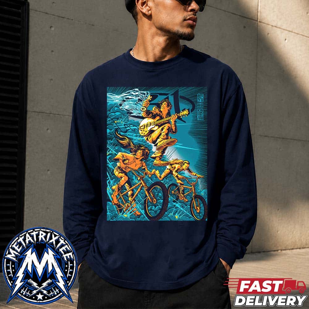 So Glad You Made It Tour Poster For 311 band In Chula Vista California At North Island Credit Union Amphitheatre On August 19 2026 Longsleeve T-Shirt So Glad You Made It Tour Poster For 311 band In Chula Vista California At North Island Credit Union Amphitheatre On August 19 2026 Longsleeve T-Shirt