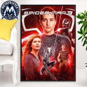Spider Man 3 Tobey Maguire Sony Official Redesign Poster Print Poster Canvas