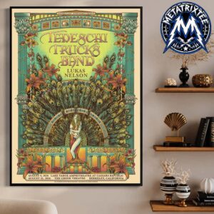 Tedeschi Trucks Band Future Soul 2026 Tour Poster Live At The Greek Theatre In Berkeley California On August 12 2026 High-Quality Poster Canvas