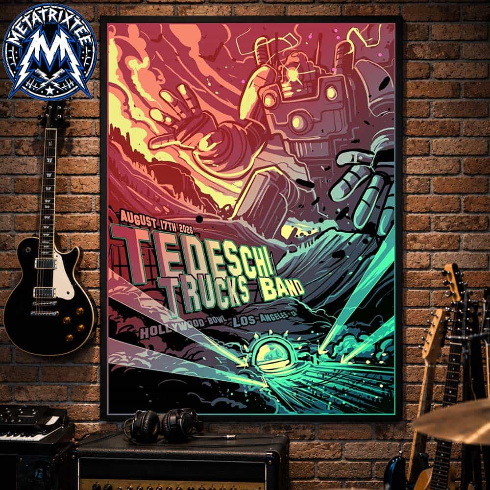 Tedeschi Trucks Band Live Concert Poster At Hollywood Bowl In Los Angeles CA On August 17th 2026 Professional Poster Canvas Tedeschi Trucks Band Live Concert Poster At Hollywood Bowl In Los Angeles CA On August 17th 2026 Professional Poster Canvas