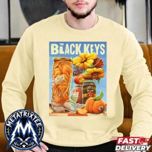 The Black Keys Poster For Peaches N Kream World Tour Two-Night Shows In Nashville Tennessee At The Pinnacle On August 6 and August 7 2026 Premium Longsleeve T-Shirt